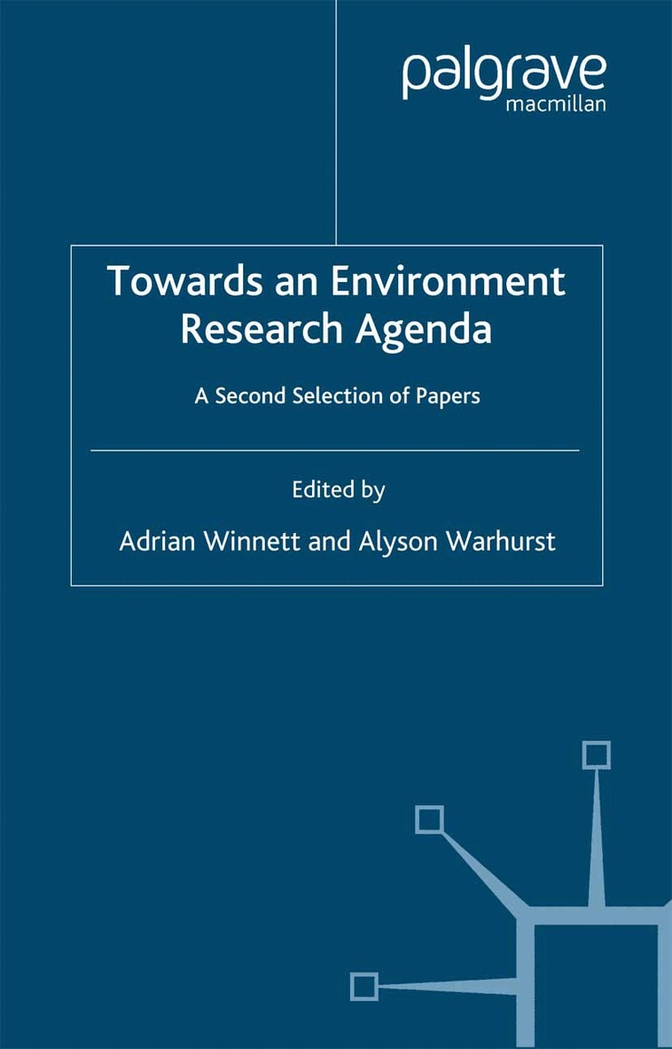 A. Winnett - Towards an Environment Research Agenda, Häftad. Tillgänglighet: Lägg i varukorg