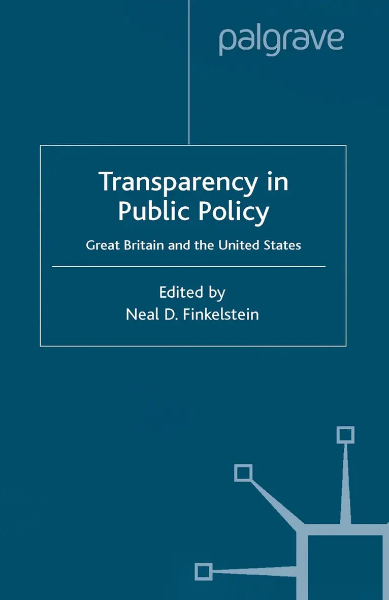 N. Finkelstein - Transparency in Public Policy, Häftad. Tillgänglighet: Lägg i varukorg