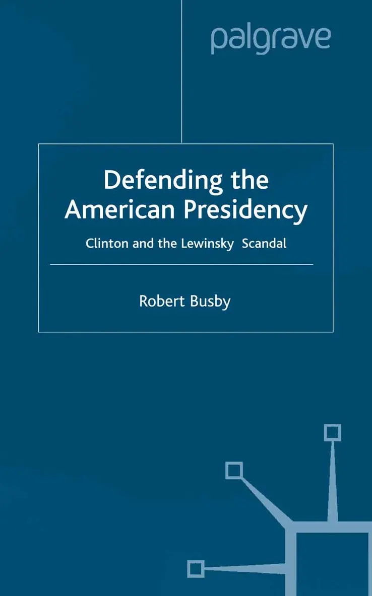 R. Busby - Defending the American Presidency, Häftad. Tillgänglighet: Lägg i varukorg