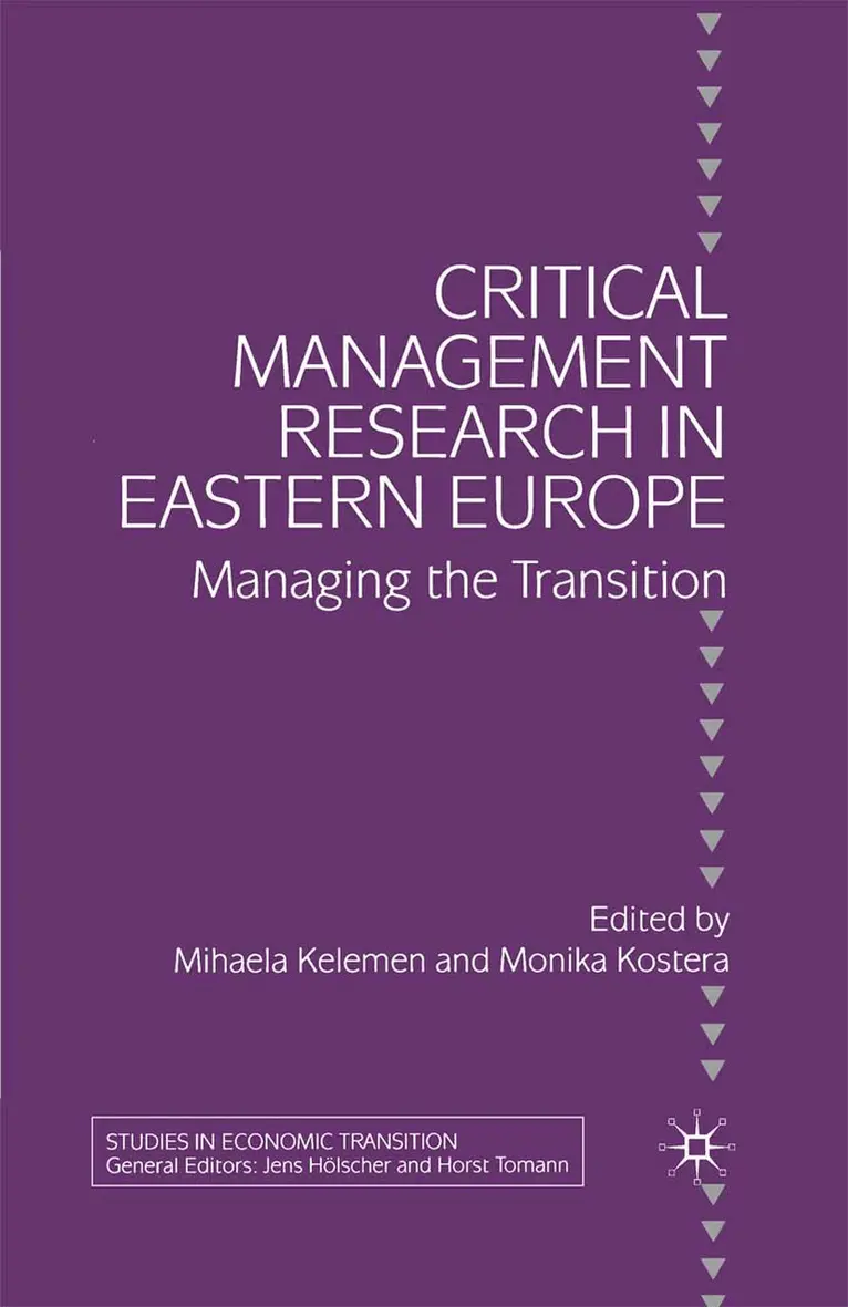 M. Kelemen, M. Kostera - Critical Management Research in Eastern Europe, Häftad. Tillgänglighet: Lägg i varukorg