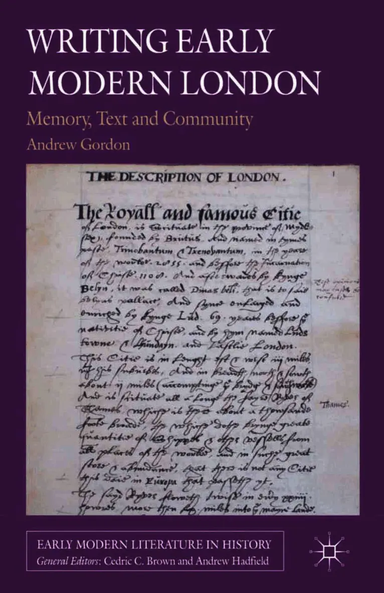 A. Gordon - Writing Early Modern London, Häftad. Tillgänglighet: Lägg i varukorg