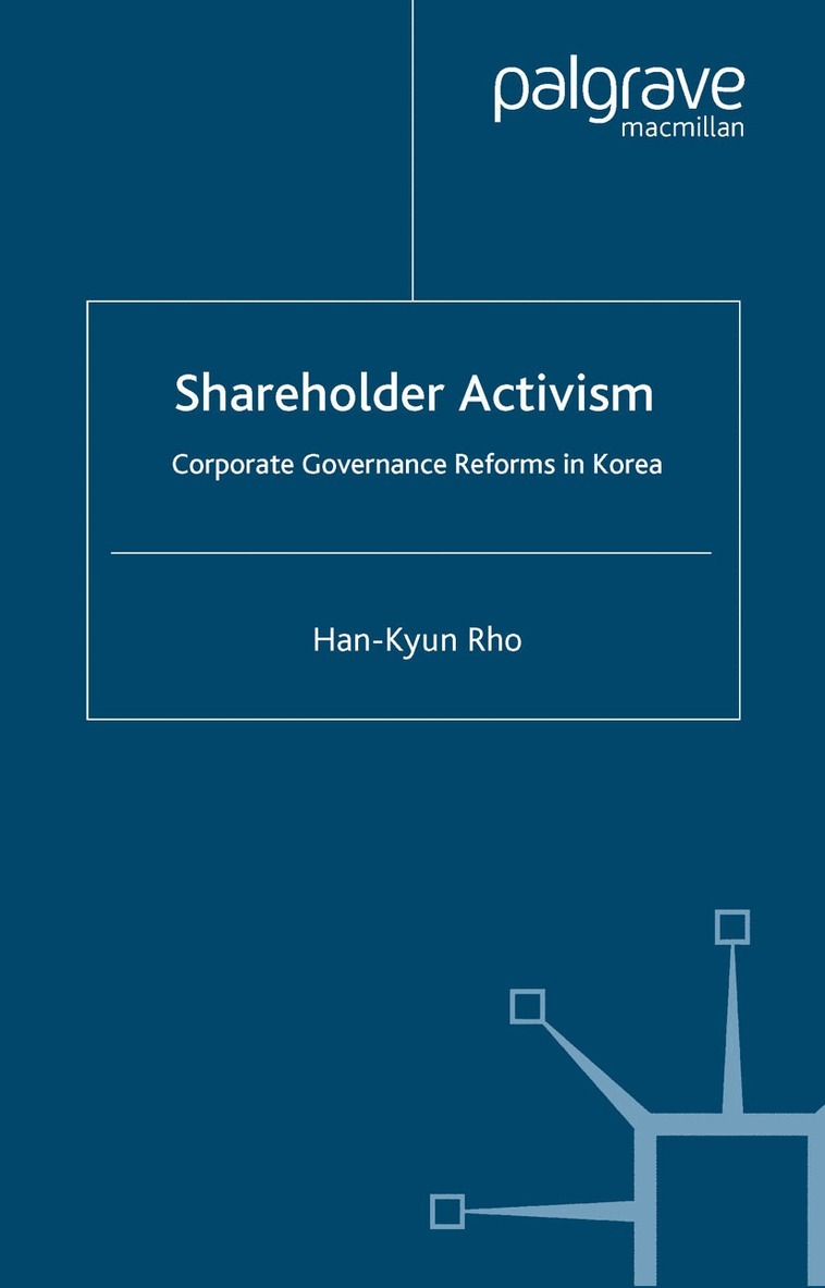 H. Rho - Shareholder Activism, Häftad. Tillgänglighet: Lägg i varukorg
