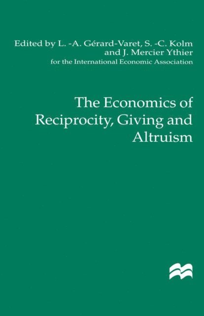 NA NA - Economics of Reciprocity, Giving and Altruism, E-bok