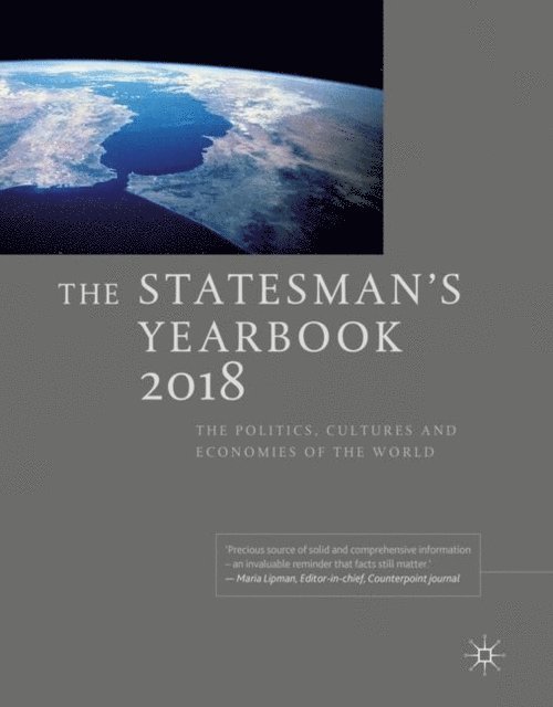Palgrave Macmillan - Statesman's Yearbook 2018, E-bok