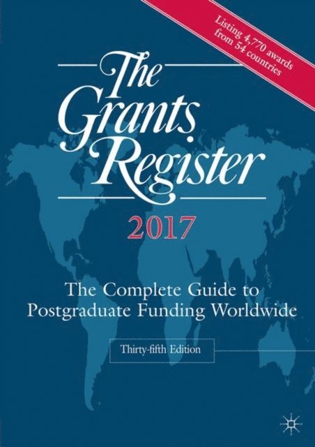 Palgrave Macmillan - Grants Register 2017, E-bok