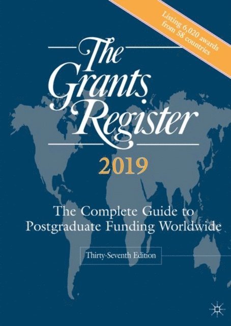 Palgrave Macmillan - Grants Register 2019, E-bok