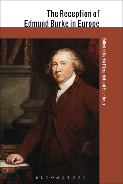 Martin Fitzpatrick, Peter Jones - Reception of Edmund Burke in Europe, E-bok