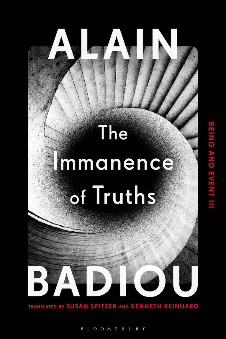 Alain Badiou - Immanence of Truths, Inbunden