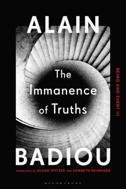 Alain Badiou - Immanence of Truths, E-bok
