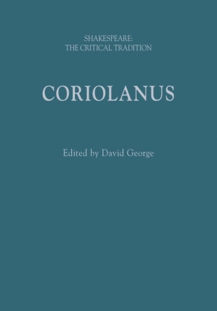 David George - Coriolanus, E-bok