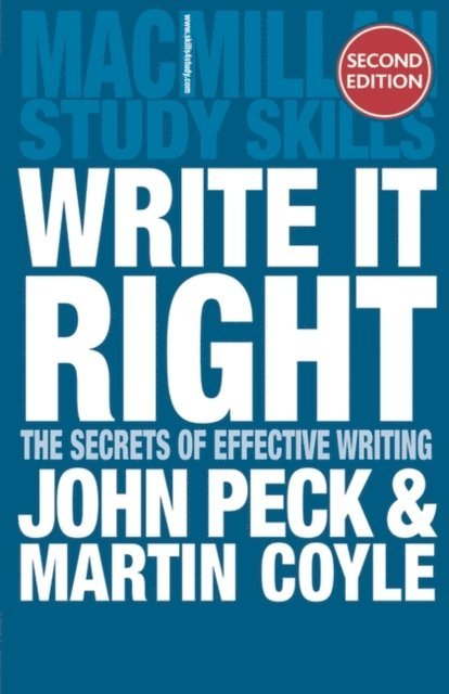 John Peck, Martin Coyle - Write it Right, E-bok