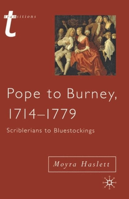Moyra Haslett - Pope to Burney, 1714-1779, E-bok