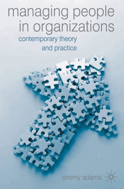 Jeremy Adams - Managing People in Organisations, E-bok