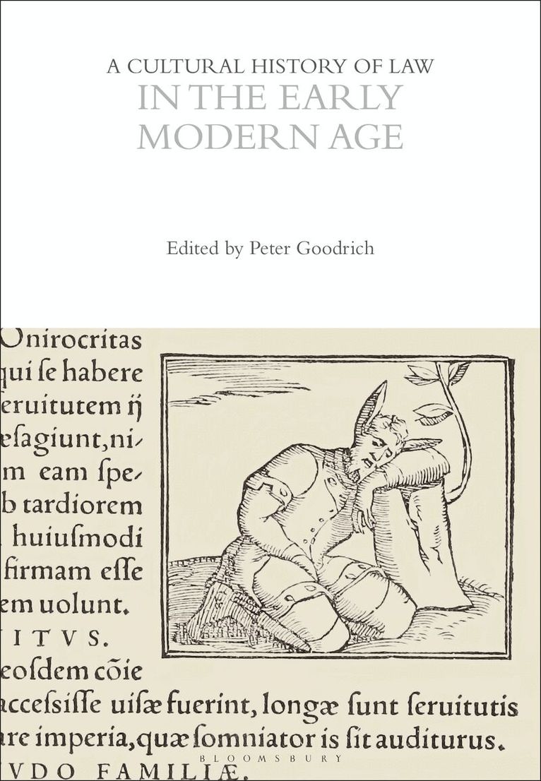 Peter Goodrich - Cultural History of Law in the Early Modern Age, Häftad