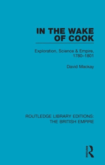 David Mackay - In the Wake of Cook, E-bok