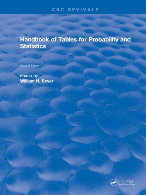 William H. Beyer - Handbook of Tables for Probability and Statistics, E-bok