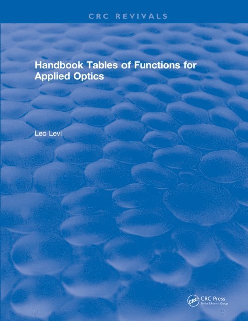 0 Levi. L - Handbook Tables of Functions for Applied Optics, E-bok