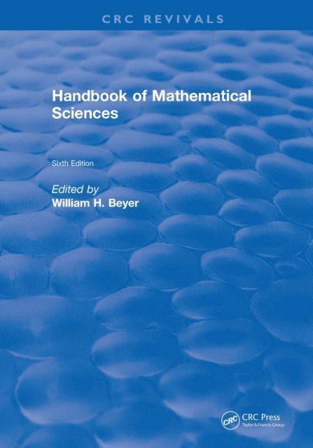 William H. Beyer - Handbook of Mathematical Science, E-bok