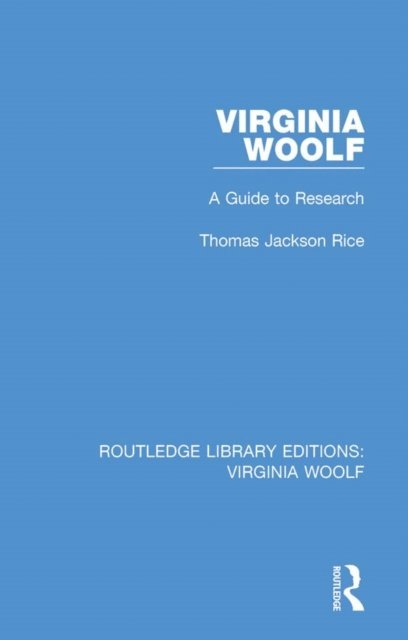 Thomas Jackson Rice - Virginia Woolf, E-bok