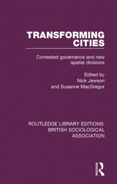 Susanne Macgregor, Nick Jewson - Transforming Cities, E-bok