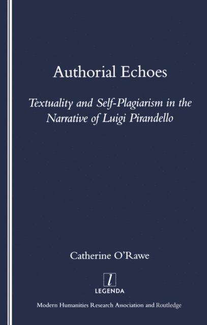 Catherine O'Rawe - Authorial Echoes, E-bok