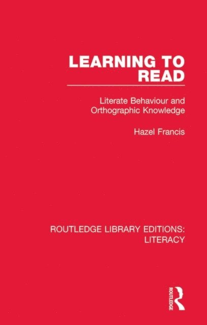 Hazel Francis - Learning to Read, E-bok