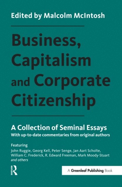 Malcolm McIntosh - Business, Capitalism and Corporate Citizenship, E-bok