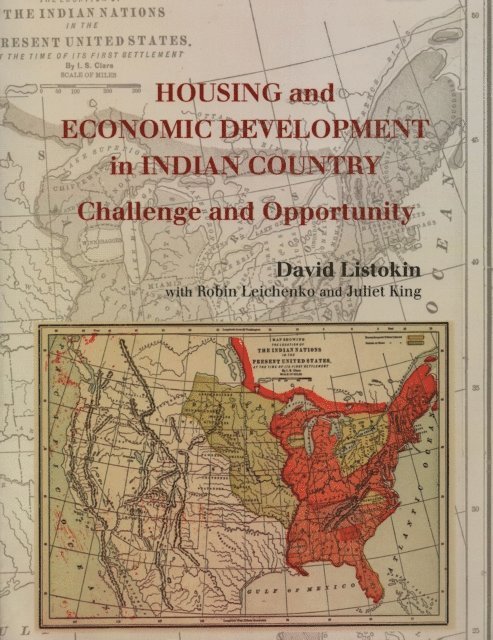 Robin Leichenko - Housing and Economic Development in Indian Country, E-bok