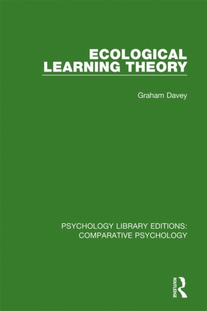 Graham Davey - Ecological Learning Theory, E-bok