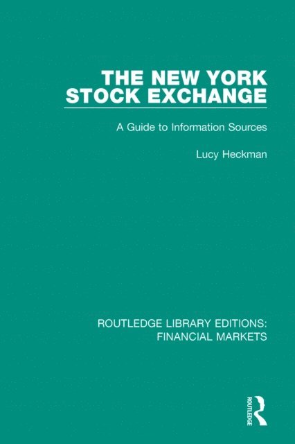 Lucy Heckman - New York Stock Exchange, E-bok