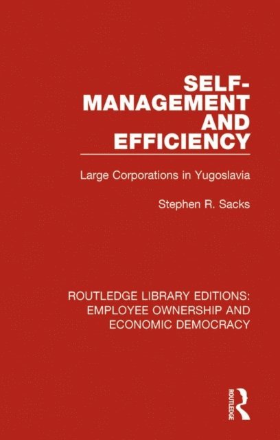 Stephen R. Sacks - Self-Management and Efficiency, E-bok