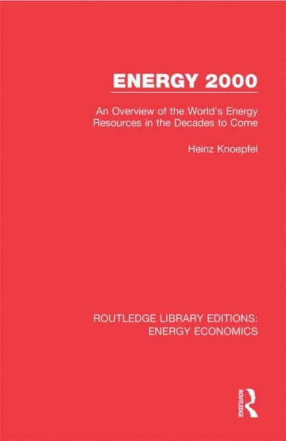 Heinz Knoepfel - Energy 2000, E-bok