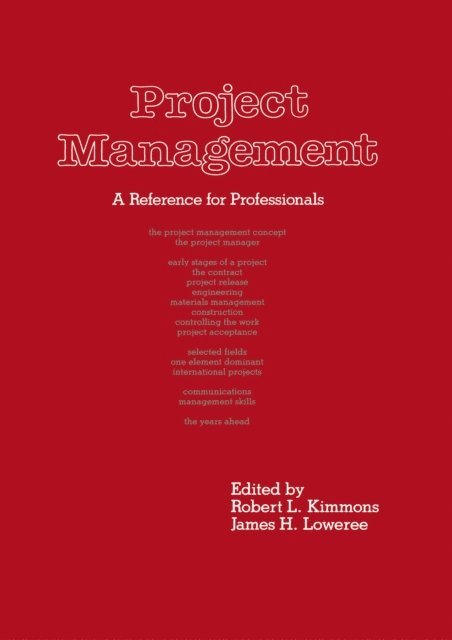 Kimmons - Project Management, E-bok