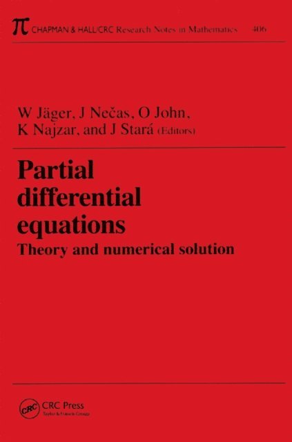 J. Necas - Partial Differential Equations, E-bok