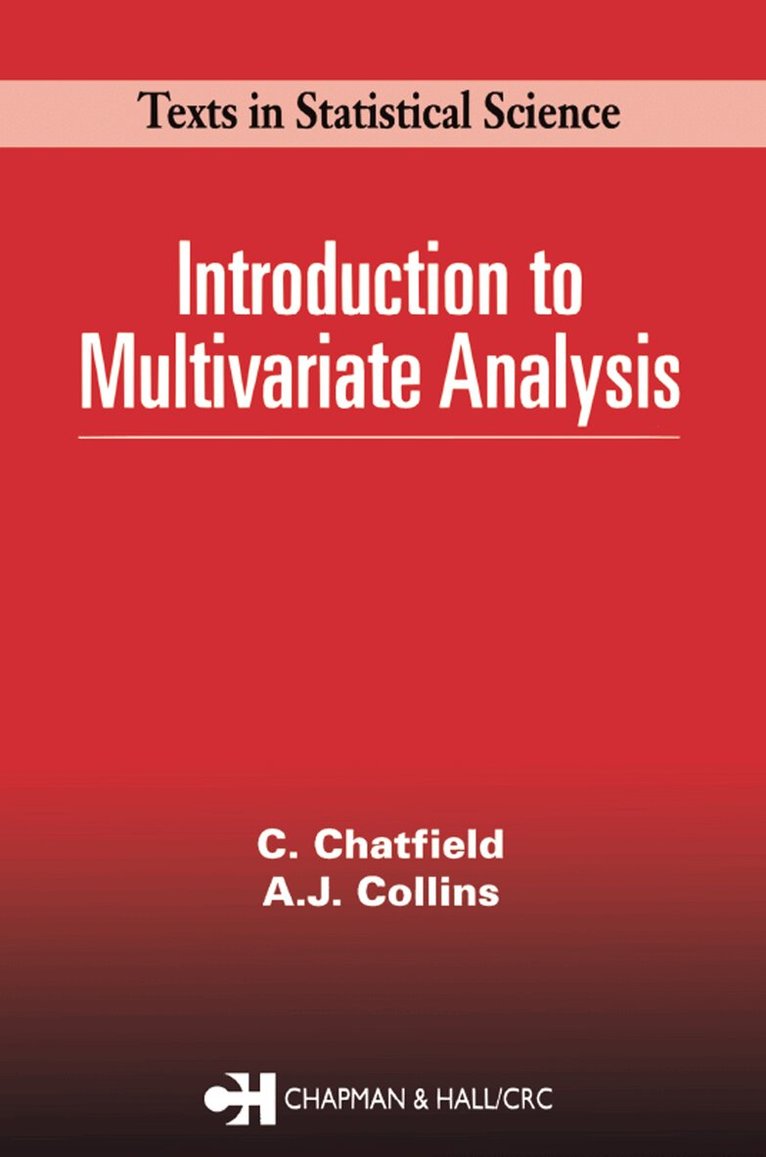 Chris Chatfield - Introduction to Multivariate Analysis, E-bok