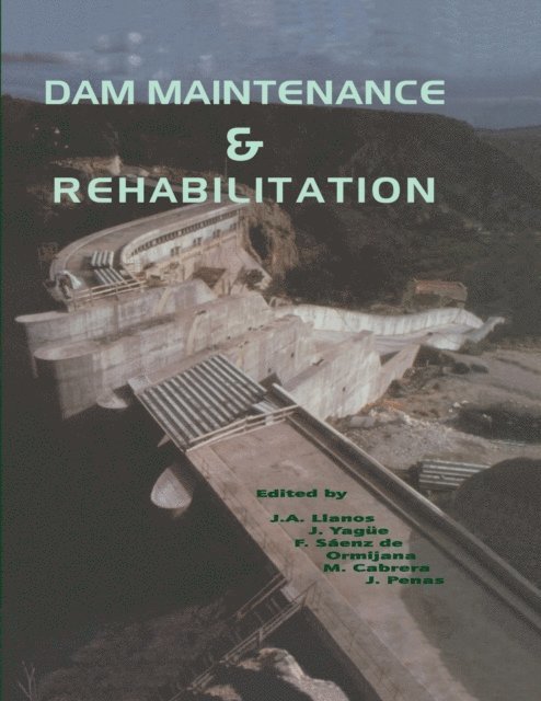 J. Penas, M. Cabrera, F. Sanz de Ormijana, J. Yague, J.A. Llanos - Dam Maintenance and Rehabilitation, E-bok