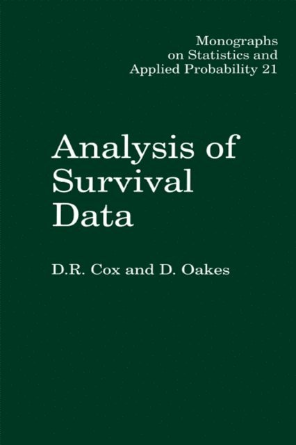 D.R. Cox - Analysis of Survival Data, E-bok