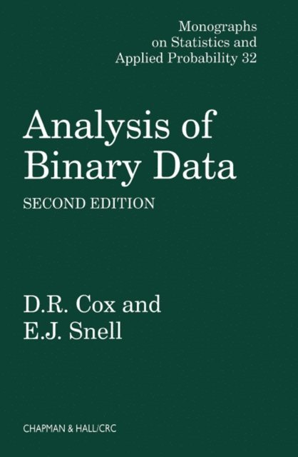D.R. Cox - Analysis of Binary Data, E-bok