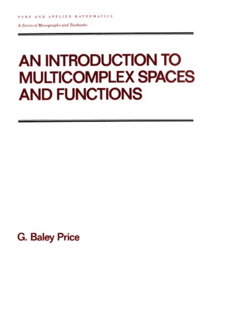 Price - Introduction to Multicomplex SPates and Functions, E-bok