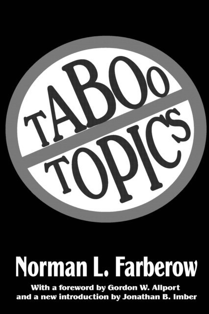 Norman L. Farberow - Taboo Topics, E-bok