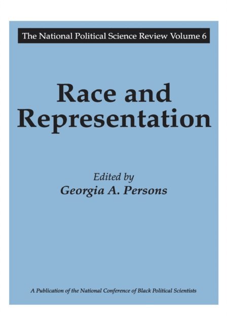 Georgia A. Persons - Race and Representation, E-bok