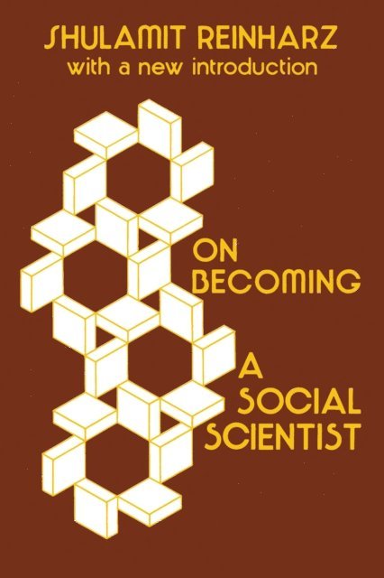 Shulamit Reinharz - On Becoming a Social Scientist, E-bok