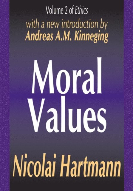 Nicolai Hartmann - Moral Values, E-bok