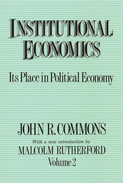 Malcolm Rutherford - Institutional Economics, E-bok