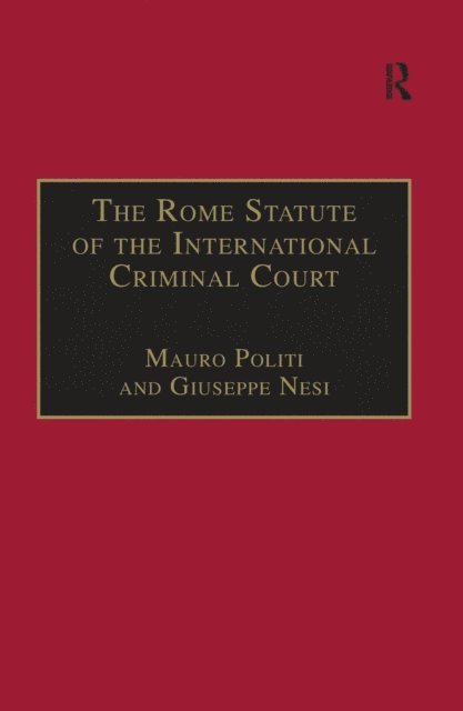 Giuseppe Nesi, Mauro Politi - Rome Statute of the International Criminal Court, E-bok