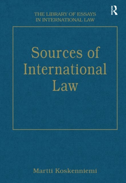 Martti Koskenniemi - Sources of International Law, E-bok