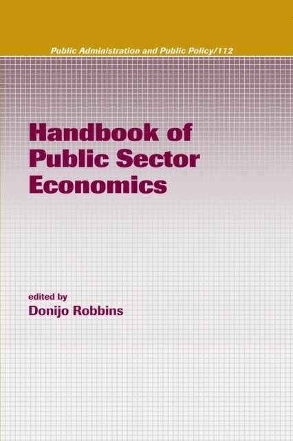 Donijo Robbins - Handbook of Public Sector Economics, E-bok. Tillgänglighet: Lägg i varukorg