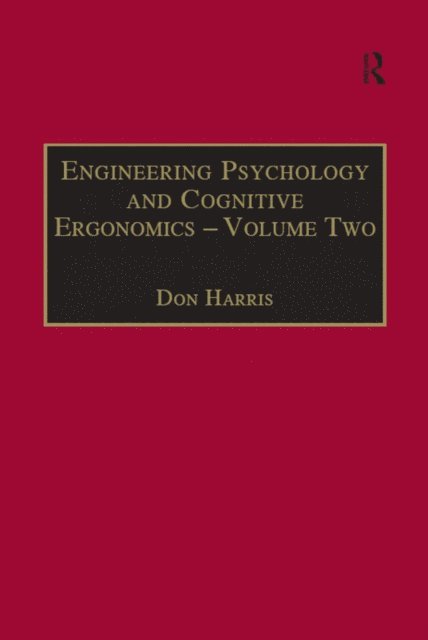 Don Harris - Engineering Psychology and Cognitive Ergonomics, E-bok