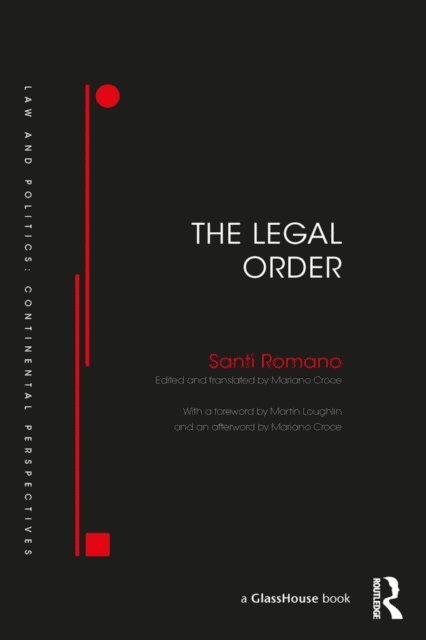 Santi Romano - Legal Order, E-bok