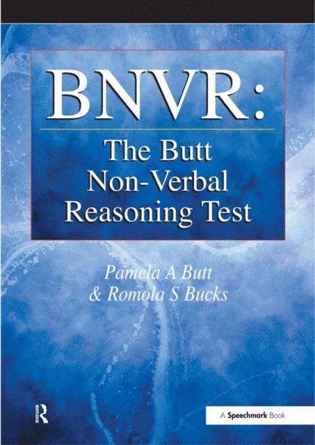Romola Bucks, Pamela Butt - BNVR: The Butt Non-Verbal Reasoning Test, E-bok. Tillgänglighet: Lägg i varukorg